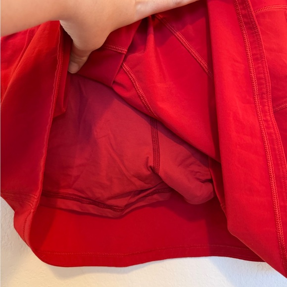 Lululemon Pace Rival Skirt Red Size 6 - Picture 4 of 4